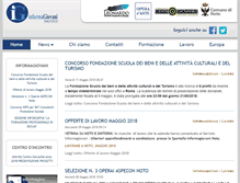 Tablet Screenshot of centrogiovanile.org